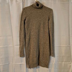 Equipment 100% Cashmere Turtleneck Dress (Grey)